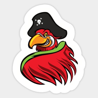 Pirate Parrot Sticker